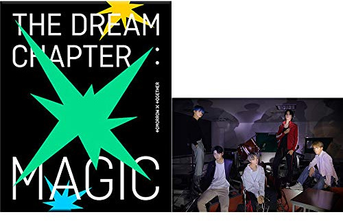 TXT The Dream Chapter : Magic Album (Arcadia Version) CD+Poster+Photobook+Photocards+Student ID Pad+Sticker Pack+Viewer Glasses+(Extra 4 Photocards Set)