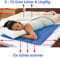 Kühlmatte Selbstkühlende Gel Pad Mat für Verbesserten Schlaf - Hilft Bei Migräne, Kopfschmerzen, Menopause, Nachtschweiß und Hitzewallungen,Re-Usable Relief, Pillow Insert XXL,60x90CM
