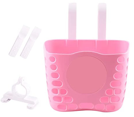 ZZZYW Kinderfahrrad-Lenkerkorb, Farbe: Pink, Einheitsgröße