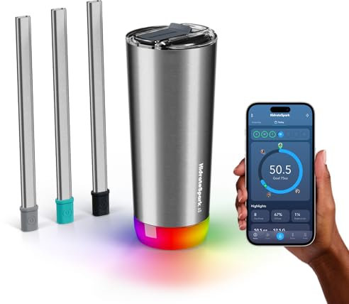 Hidrate Spark Vaso en inox pulido PRO 20oz + 3 pajillas gratis