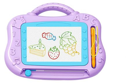 Ardoise Magique Enfant, Ardoise Magique, Dessin Magnetique Peinture, Enfant Tableau de Dessin Magnétique Effaçable,Tablette Dessin Idéal pour Les Voyages,Cadeau Jouets éducatifs pour Bambin
