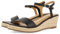 GIOSEPPO YALAHA Sandales compensées Espadrilles Femme Noir 36 EU, Noir, 36 EU