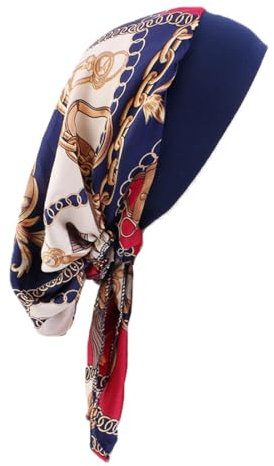 JOCXZI Kopftücher für Damen,Kopftücher für Damen,Bandana aus Seidensatin, chemische Kappe, Stretch-Passform