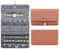 Dizdvizd Schmuck Organizers, Reise Schmuckaufbewahrung, Faltbare Schmucktasche für Ringe, Halsketten, Ohrringe, Armbänder, Uhren, Broschen-Orange
