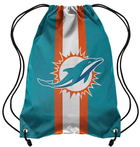 FOCO Gym Bag NFL Drawstring Turnbeutel Miami Dolphins
