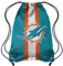 FOCO Gym Bag NFL Drawstring Turnbeutel Miami Dolphins