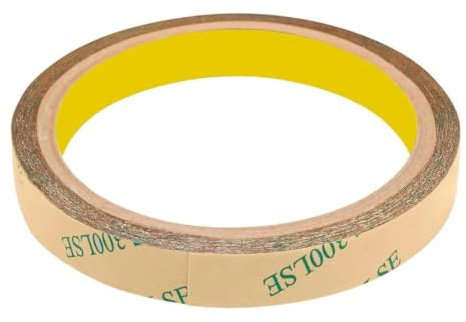 realizzato con - Nastro biadesivo extra sottile, trasparente, per elettronica, LCD, fai da te, cellulare, touch screen, stampante 3D (0,05 mm di spessore, 10 mm x 5 metri)