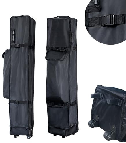 Inlun Outdoor Canopy tragbare Falttasche für 3,4 x 38,1 cm großes Pop-Up-Zelt, robuste Rolltasche mit Rollen, 3 x 4,5 m