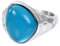 iXXXi FAME Ring AZUL silber gehämmert 2 mm RingSize 17