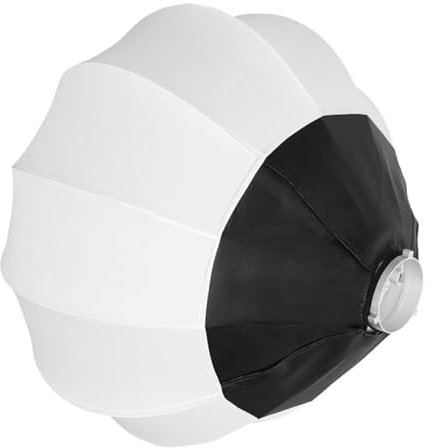 Softbox a lanterna, diffusore di luce a ° a sgancio rapido Softbox con montaggio Bowens, modificatore di illuminazione soffusa, Softbox a forma di sfera da 65 cm Modificatore di luce soffusa for strea