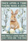 WEBEEDY Osterhase Hase Vintage Metall Blechschild Eier Bauernhof Ostertag Wanddeko Schilder Retro Eisenmalerei Für Zuhause Küche Café Pub Schild Rustikale Osterdekorationen 20x30cm