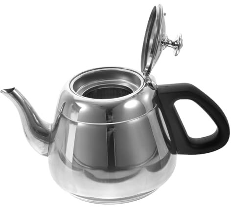 VINTORKY Wasserkocher Aus Teebrüher Teekessel Für Küche Mit Filter Für Teeblätter Effektives Filtern Bequemer Griff Für Sicheren Gebrauch Ausreichendes Fassungsvermögen Für Familie