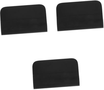 JECOMPRIS 3pcs Car Clothes Scraper Window Film Automotive Car Window Cleaner Tool Cars Vinyl Wrap Squeegee Tool Auto Glass Scraper Tool Auto Window Cleaning Squeegee Black Tpu