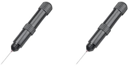 LOLPALONE 2X Mini Metal Glue Applicator Needle for Hobby, Craft, Model and Small Part Dispensing