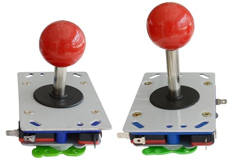 Allgemeines Spiel Joystick 2 4 8 Wege Switchable Ball Gaming Accessoire Einfach Zu Bedienen Für Holzmetallpanel Joystick Ball Top