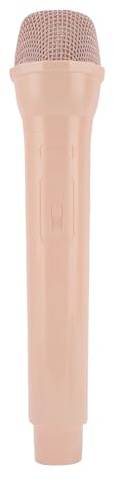 Sxhlseller Gefälschtes Mikrofon -Prop -Kunststoff -Mikrofonspielzeug Simuliertes Mikrofon für Cosplay mit Anime -Design 1: 1 Form Leichtes ABS -Material (PINK)