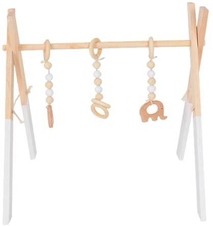 ETUCYNG Kleiderständer für Kinder, Holz, 45 x 37,5 x 47,5 cm, Wandmontage, lehrreich, spielerische Aufbewahrung, für Schlafzimmer, und Geschäft, Spielzeug, umweltfreundlich und dekorativ