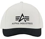 Alpha Industries Unisex Washed Two Tone Kappe, Black, One Size