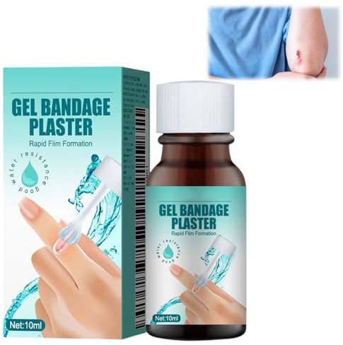 Cerotto Liquido, 10 mL Cerotto Liquido Ferite, Cerottos Pelle, Colla Liquida Bendaggi, Bendaggio Impermeabili Tutti Gli Usi, per Piccoli Tagli Graffi e Pelle Screpolata