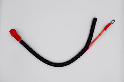 Made in USA. Custom Battery Cables Alternator Cable Compatible with Dodge 1989 to 2018, 2 Gauge with Fuse Link. #895