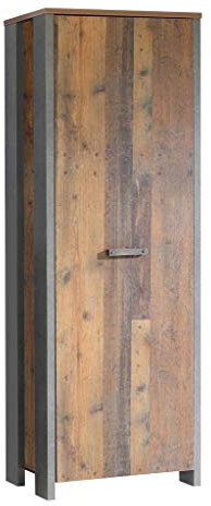 Dielenschrank Clif 1-TRG. Optik: Old Wood Vintage von Forte