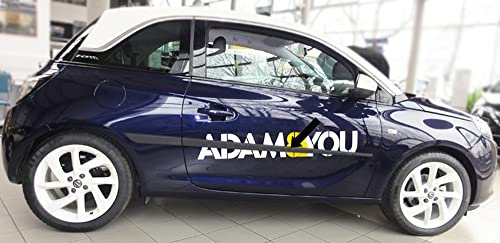 Spangenberg Seitenschutzleisten schwarz passend für Opel Adam Schrägheck 3 Türer ab Baujahr 10.2012- F28 (3700028)