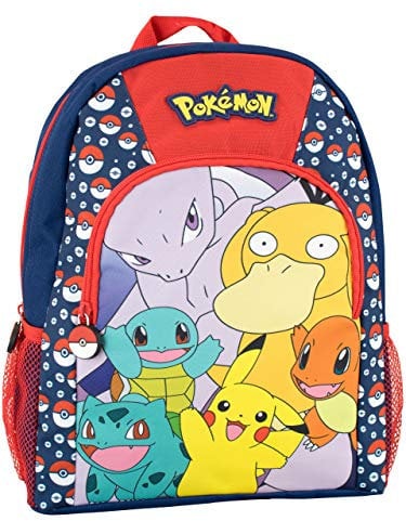 Pokemon Rucksack | Pikachu Jungen Schultaschen | Bulbasaur Vorschulrucksack Jungen Blau Einheitsgröße