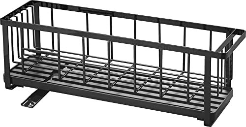 YAMAZAKI Tower Geschirrabtropfgestell, Stahl, Schwarz, One Size