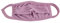 Exceart Staubmaske Mundmaske Stoff Maske Warm Maske Waschbar Anti Dust Mask für Erwachsene Kinder Staub Pollen Allergene (Rosa)