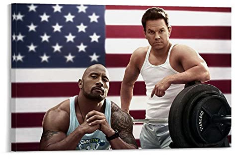 Poster, Motiv: Action Comedy Film Pain And Gain Art Poster, dekoratives Gemälde, Leinwand, Wandkunst, Wohnzimmer, Poster, Schlafzimmer, Malerei, 20 x 30 cm