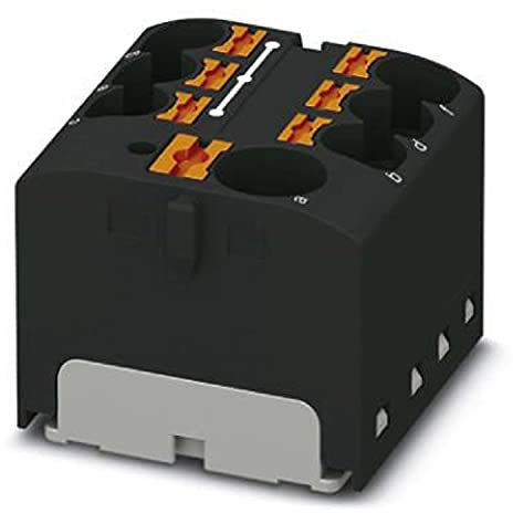 Phoenix Contact Einsteck Verteilerblock 7-polig , 10 AWG, 32A / 450 V, 6mm², Polyamid, IP20, Packung a 8 Stück