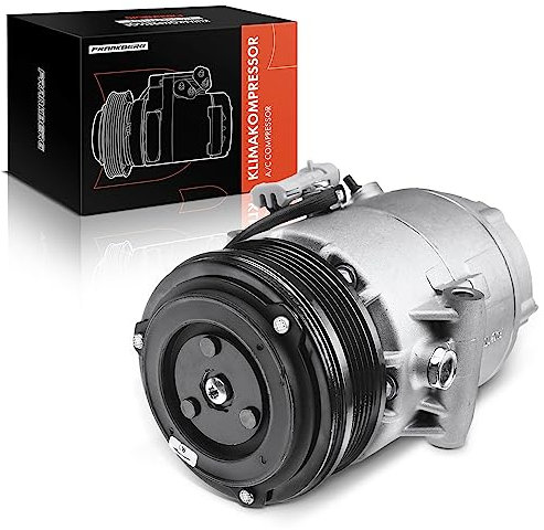 Frankberg Klimakompressor mit Kupplung Benzin Kompatibel mit Zafira/Zafira Family B A05 Astra H A04 L08 L35 L48 L67 L70 Astra Klasseic L48 A04 Replace# 13139055, inkl. Öl vorbereift