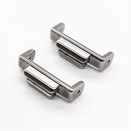 TTSJSM FaltschließE，DornschließE 22mm bis 16mm Edelstahl Watch Strap Adapter für Casio G-Shock DW5600 GA110-Anschlüsse Gshock-Uhrband-DIY-Konverter (Color : Silver)