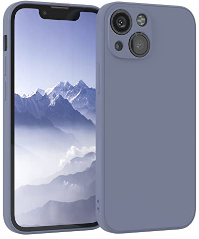 EAZY CASE - Silikonhülle für iPhone 13 Mini Hülle Silikon Case Blau weich stoßfeste Handyhülle Schutzhülle mit Kameraschutz Dünn Premium Schutz Cover TPU Phone Bumper in Eisblau Matt