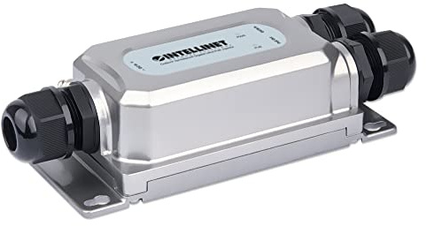 Intellinet Outdoor Gigabit Ultra PoE-Injektor mit Vandalismusschutz Ein 60 Watt-Port IEEE 802