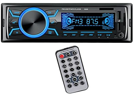 WEPARTICULAR Car Radio Dual USB Bluetooth Car MP3 Player FM Radio Lector de Tarjetas Soporte de Carga rápida Gran Oferta 5008