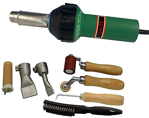 220V 1600W Plastic Welding Gun PVC PP Plate Floor Leather Welding Hot Air Gun PE Welder Heat Gun Hot Torch Kit