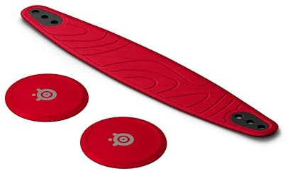 Steelseries Arctis Nova Booster Pack Cherry Red -Gaming Headset Zubehör -Zweifarbiger Nylon-Kopfband -Individuell anpassbar mit einzigartigen metallischen Lautsprecherplatten -Limitiertes Sammlerstück