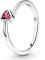 Polierte Pavé-Perlen, offenes Wishbone Herz, schräg Herz, Solitärring, Sterling-Silber-Ring, europäischer Schmuck-5,5