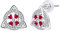 Hifeeled Keltische Ohrringe Damen 925 Sterling Silber Keltischer Knoten Ohrstecker für Frauen Original Schmuck Geschenk Mädchen Mutter Ehefrau Freundin