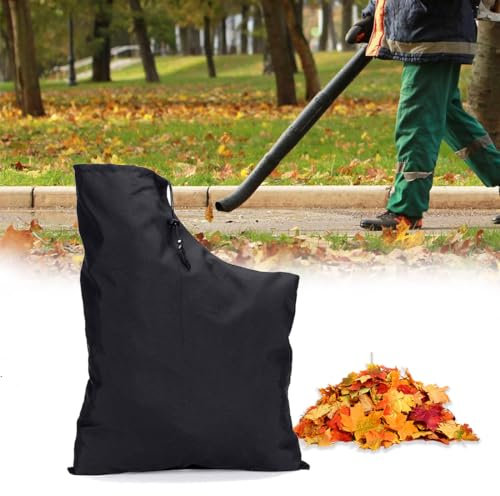 VBKITW Bolsa para Aspiradoras de Hojas Bolsa de Recogida de Hojas Bolsa de Recolección de Hojas Bolsa Soplador de Hojas Universal con Cremallera Bolsa de Trituradora de Césped para para Soplador