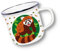 Deluxebase Anamelware Cute Collection - Red Panda Small 375ml Enamel Mug Great for Travel, Camping and Everyday Use. Reusable Cup for Coffee, Soup and Cold Drinks