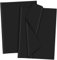 Bouiexye Schwarz Seidenpapier für Geschenktüten 120 Blatt Seidenpapier Bulk 51x37cm Weihnachten Seidenpapier zum Verpacken Verpackungspapier für Füller Blumen Geburtsta Hochzeit Dekor