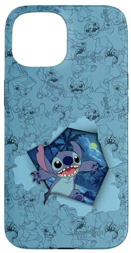 iPhone 15 Disney Lilo & Stitch Tropical Breakout featuring Angel Case