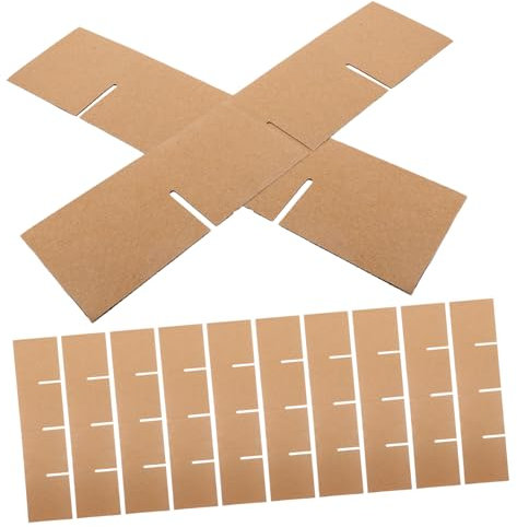 PLAFOPE 1 jeu de séparateurs en carton pour cartons de déménagement - Kit d'emballage en verre avec séparateurs en carton pour la vaisselle, le vin et les verres - Cartons de déménagement avec