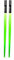 Sharplace Lightsaber Chopsticks, Light up Chopstick, Lightweight LED Glowing Chopsticks, Glow Sticks for Festival Raves Birthday , Green