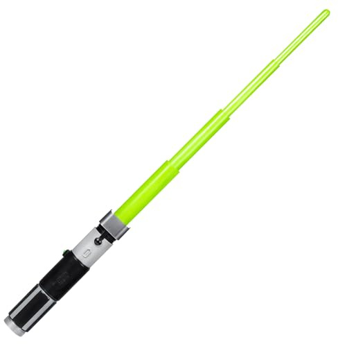Star Wars nicht-elektronisches Meister Yoda Lichtschwert, offiziell Lizenziertes grünes Lichtschwert, Rollenspiel Spielzeug für Jungen und Mädchen ab 4 Jahren