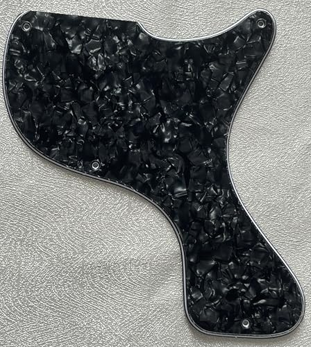 Plektrumschutz für Gibson Les Paul Junior 1958 DC Style Gitarre Pickguard (4-lagig, Black Pearl)