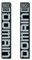 Bikestickers® Adesivi per Forcella Compatibili con Rock Shox Domain 2022 in PVC - per E-Bike, MTB, Bici da Corsa e Gravel - Resistenti ad Acqua e Intemperie - Stampa UV Alta Resistenza