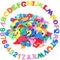 130 Stück Buchstaben Aufkleber, Letter Sticker Color Foam Letter Stickers Aufkleber Alphabet Selbstklebende Buchstaben Stickers für Schultüte Schulkind Kinder Schulanfang Einschulung